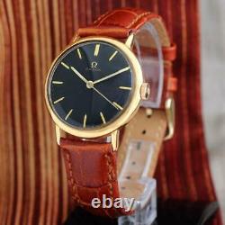 Excellent Omega 1964' Gold Plated Manual Wind Original Vintage Gents Watch