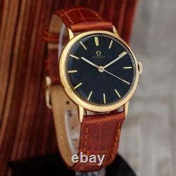 Excellent Omega 1964' Gold Plated Manual Wind Original Vintage Gents Watch