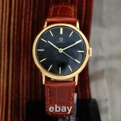 Excellent Omega 1964' Gold Plated Manual Wind Original Vintage Gents Watch