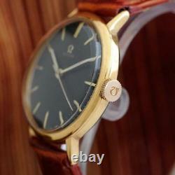 Excellent Omega 1964' Gold Plated Manual Wind Original Vintage Gents Watch