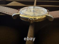 Excellent WW2 Era Lusina Geneve Suisse Made Vintage Gents Watch With Patina