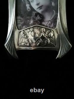 Exquisite Art Nouveau, Secessionist Rare Original Silver Pl. Picture/photoframe