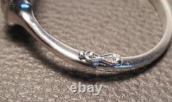 Exquisite Vintage Nordic Silver Plated Nephrite Garnet Bracelet