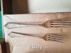 Extensive canteen of Silver plated cutlery in original fitted wooden case