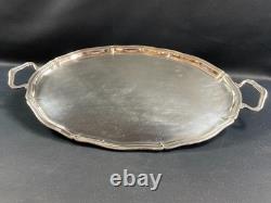 Extra Large Louis XV Silver Plated Service Tray With Handles