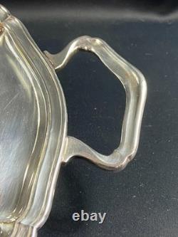 Extra Large Louis XV Silver Plated Service Tray With Handles