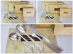 FAB MID CENTURY VINERS 60 piece CUTLERY SET FOR 12 KNIVES FORKS SPOONS BOXED