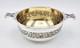 FINE ARTS & CRAFTS SILVER PLATED CHRISTENING QUAICH c1927 MANNER OF AE JONES