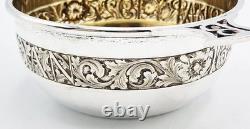 FINE ARTS & CRAFTS SILVER PLATED CHRISTENING QUAICH c1927 MANNER OF AE JONES