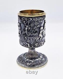 FINE ELKINGTON & CO ELECTROTYPE MATCH / VESTA HOLDER c1880