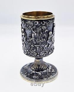 FINE ELKINGTON & CO ELECTROTYPE MATCH / VESTA HOLDER c1880