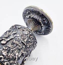 FINE ELKINGTON & CO ELECTROTYPE MATCH / VESTA HOLDER c1880