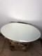 Fabulous 1920's Art Deco Nickel Plated Brass Framed Crested Bevelled Mirror
