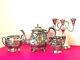 Fabulous Antique Hand Crafted Silver Plated Epns Tea Set Sheffield England