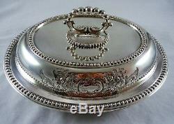 Fabulous Antique Top Quality Covered Entree Dish Tureen Serving Dish C 1920's