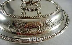 Fabulous Antique Top Quality Covered Entree Dish Tureen Serving Dish C 1920's