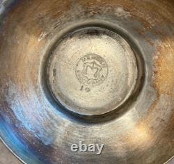 Figural Silver Plate Celery Original Frosted Cut Insert Meriden #19
