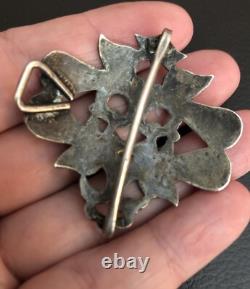 Fine Art Deco Enamel Chinese Silver Plated Buckle