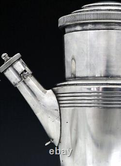 Fine KEITH MURRAY For Mappin & Webb Art Deco Silver Plated Cocktail Shaker c1930