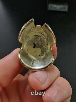 Franklin Mint GREEK SPARTAN 480 B. C. Armour Hand Cast Pewter 24k Gold Accents