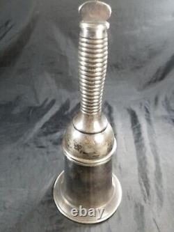 Fratelli Broggi Milano Silver Plated Bell Cocktail Shaker circa 1960