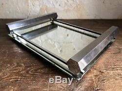 French Art Deco Chrome Serving Tray. Modernist. C1930. Fine Quality