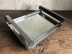 French Art Deco Chrome Serving Tray. Modernist. C1930. Fine Quality