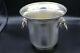 French Champagne Veuve Clicquot Signature Silver Plated Bucket / Cooler