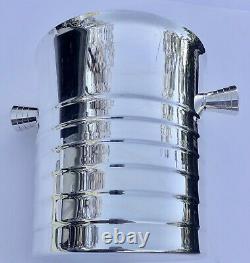 French Christofle Silver Plated Champagne or Wine Ice Bucket Wine Cooler