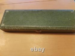 French antique silver-plated cake server by silversmith A Frenais, original case