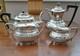 GC&W Silver Plated 4 piece classic design Tea Set+ beautifullEngraved Tray