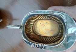 GC&W Silver Plated 4 piece classic design Tea Set+ beautifullEngraved Tray