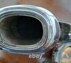 GC&W Silver Plated 4 piece classic design Tea Set+ beautifullEngraved Tray