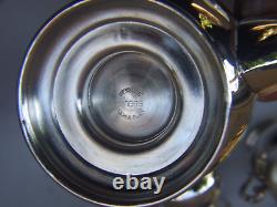 GENUINE VINERS SILVER PLATE TEA /COFFEE SET W Serving Tray VINTAGE RARE FIND