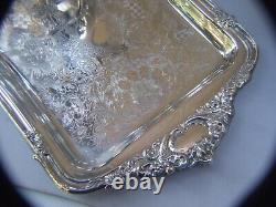 GENUINE VINERS SILVER PLATE TEA /COFFEE SET W Serving Tray VINTAGE RARE FIND