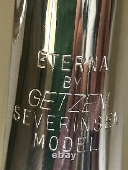 GETZEN ETERNA SEVERENSON TRUMPET SILVER PRISTINE withFabulous Case Original Owner