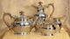 GLORIOUS ELKINGTON SILVER PLATED FOUR PIECE TEA & COFFEE SET c. 1910 af