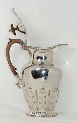 GLORIOUS ELKINGTON SILVER PLATED FOUR PIECE TEA & COFFEE SET c. 1910 af
