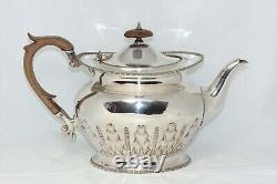 GLORIOUS ELKINGTON SILVER PLATED FOUR PIECE TEA & COFFEE SET c. 1910 af
