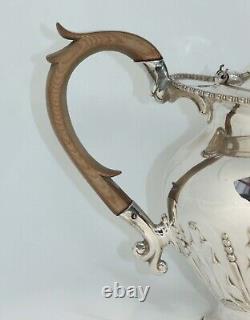 GLORIOUS ELKINGTON SILVER PLATED FOUR PIECE TEA & COFFEE SET c. 1910 af