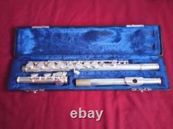 Gemeinhardt 12ESP S/E Silver Plated Concert Flute Incl. Original Case, U. S. A