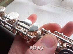 Gemeinhardt 12ESP S/E Silver Plated Concert Flute Incl. Original Case, U. S. A