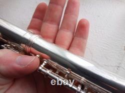Gemeinhardt 12ESP S/E Silver Plated Concert Flute Incl. Original Case, U. S. A