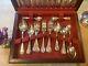 George Butler Kings Design Silver Plate Cutlery Set In Original Box