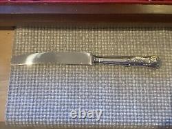 George Butler Kings Design Silver Plate Cutlery Set In Original Box