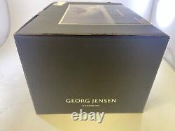 George Jensen Bloom Collection Large Stainless Steel Bowl Boxed