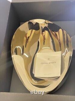 George Jensen Bloom Collection Large Stainless Steel Bowl Boxed