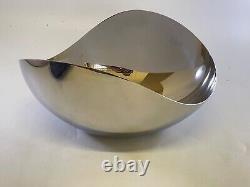 George Jensen Bloom Collection Large Stainless Steel Bowl Boxed
