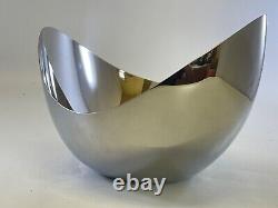 George Jensen Bloom Collection Large Stainless Steel Bowl Boxed