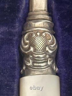 George Unite Silver Fork and Spoon Set In Original Box